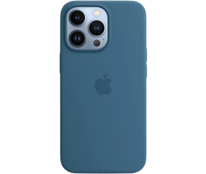 Apple silicone case with MagSafe iPhone 13 Pro Max (Original Quality) Blue Jay